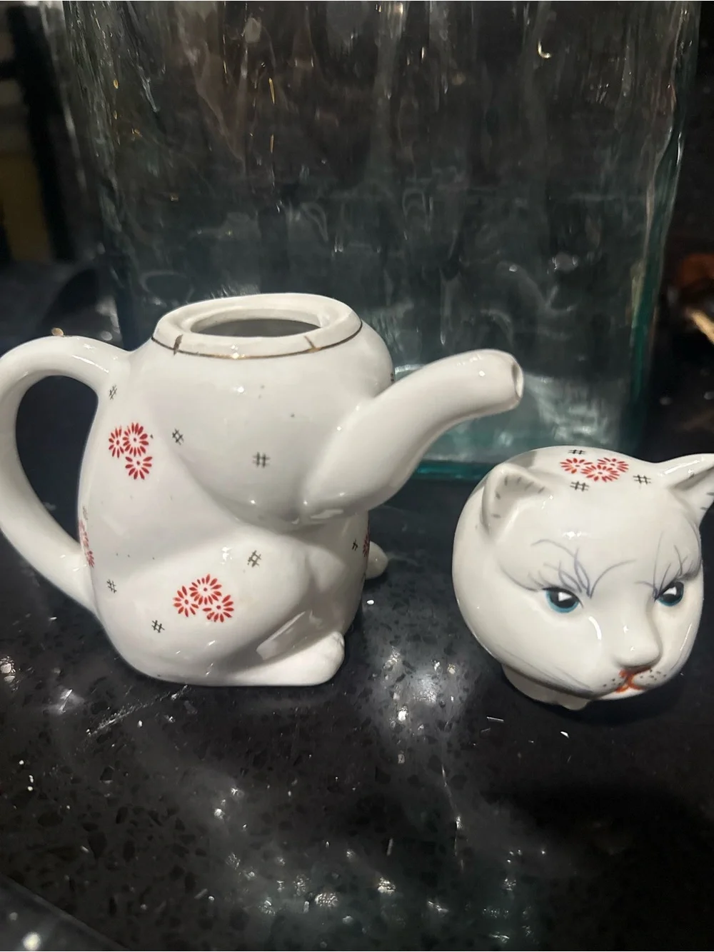 Ceramic White Cat Creamer - Decorative Pets Cat Creamer
